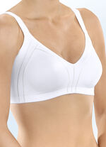 Naturana minimizer-bh met voorgevormde cups WIT