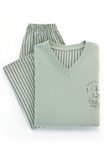 Twee-pack pyjama&#39;s met V-hals 