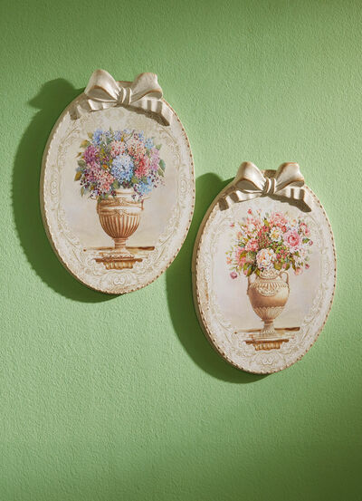 Muurschildering, set van 2 