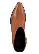 Gemini Western laarzen van rundnappaleer COGNAC