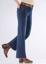 Jeans met trendy franjes 