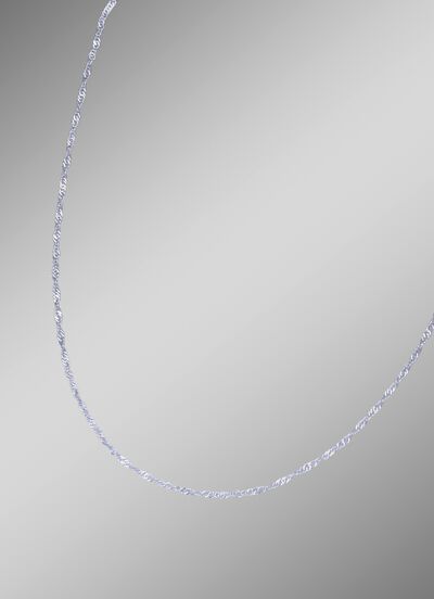 Witgouden Singapore ketting 