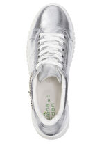 ELENA EDEN, stijlvolle damessneakers, breedte G, uitneembaar voetbed ZILVER