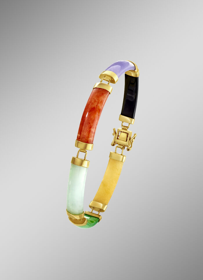 Armband met fijne jade 