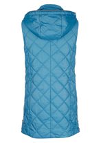 Gewatteerd vest met decoratief lint 