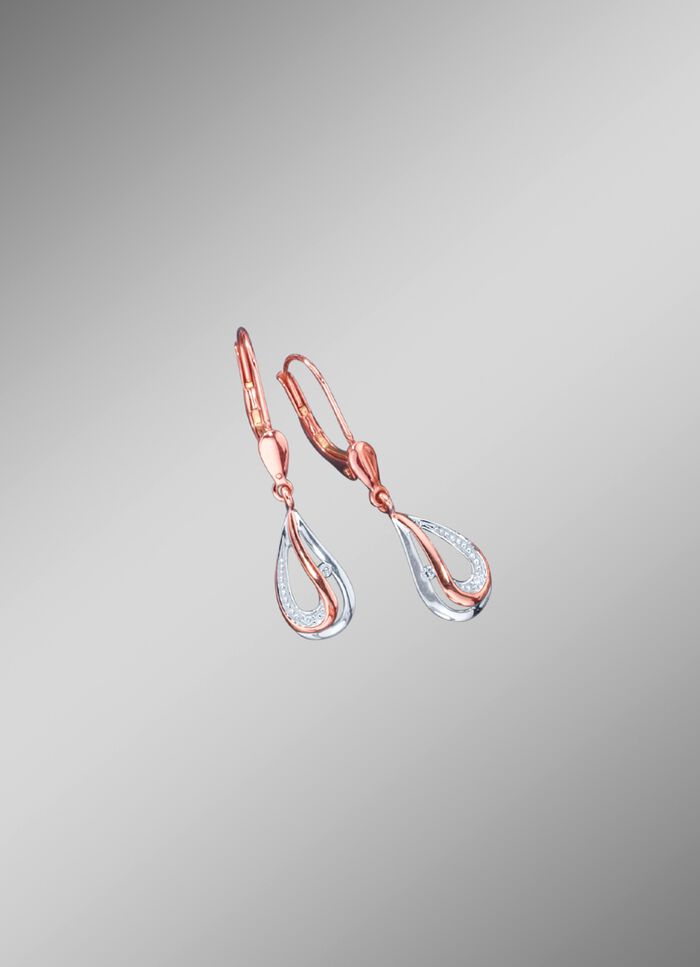 Oorbellen met briljanten 