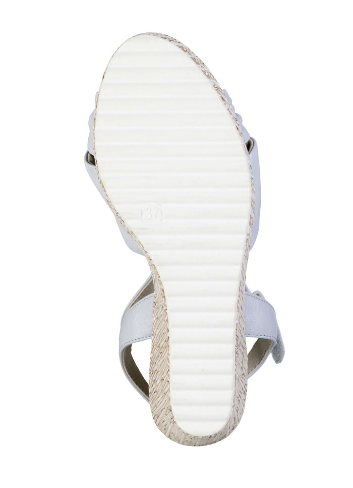 Caprice sandaal van zacht nappaleer BLAUW