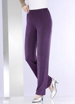 Broek met een nobele glans VIOLETT