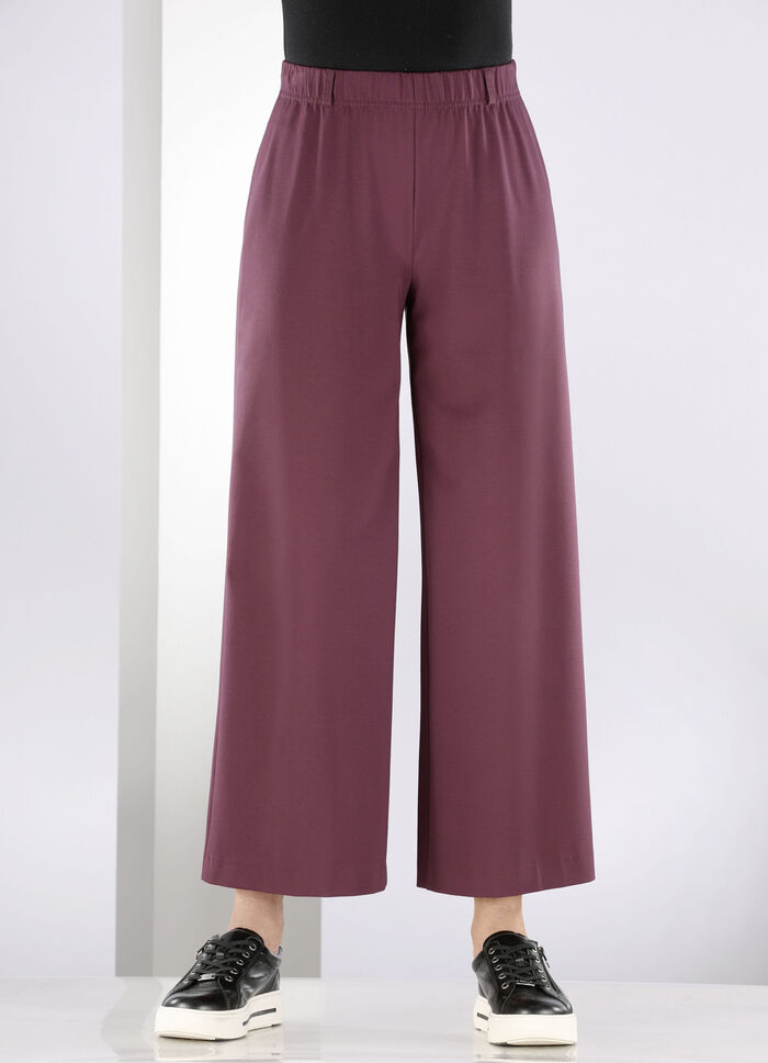 Broek in de huidige palazzo-vorm BORDEAUX