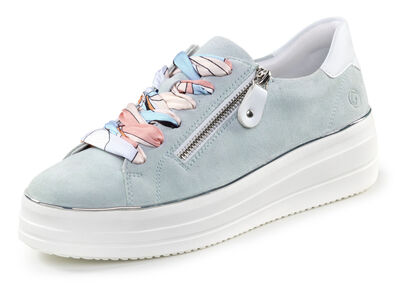 Remonte sneakers met kleurrijke vetersluiting 