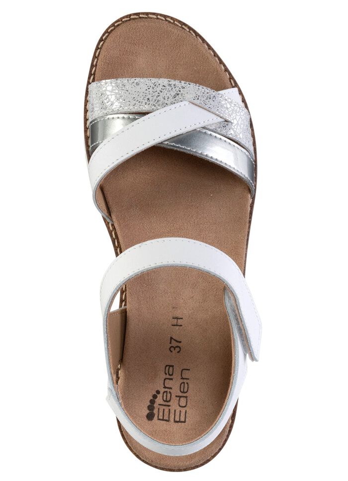 ELENA EDEN, modieuze damessandaal, breedte H, met uitneembaar voetbed 