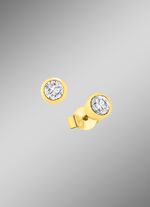 Massieve oorbellen met briljanten 