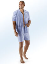 Shorty, doorknoop, geweven BLAUW GERUIT