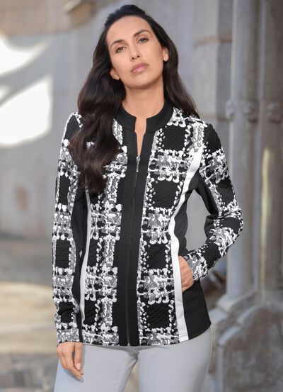 Overhemdjasje met praktische zakken 