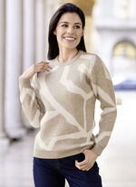 Trui met jacquardpatroon 