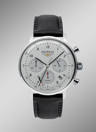Bauhaus Classic solar herenhorloge 
