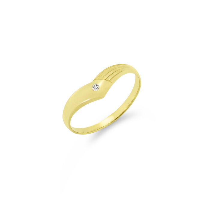 Damesring met diamant 