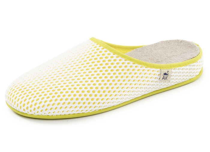 Comfortabele damespantoffels, breedte H, met uitneembaar voetbed GELB