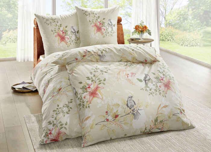 Renforcé beddengoedset van Dobnig VANILLE