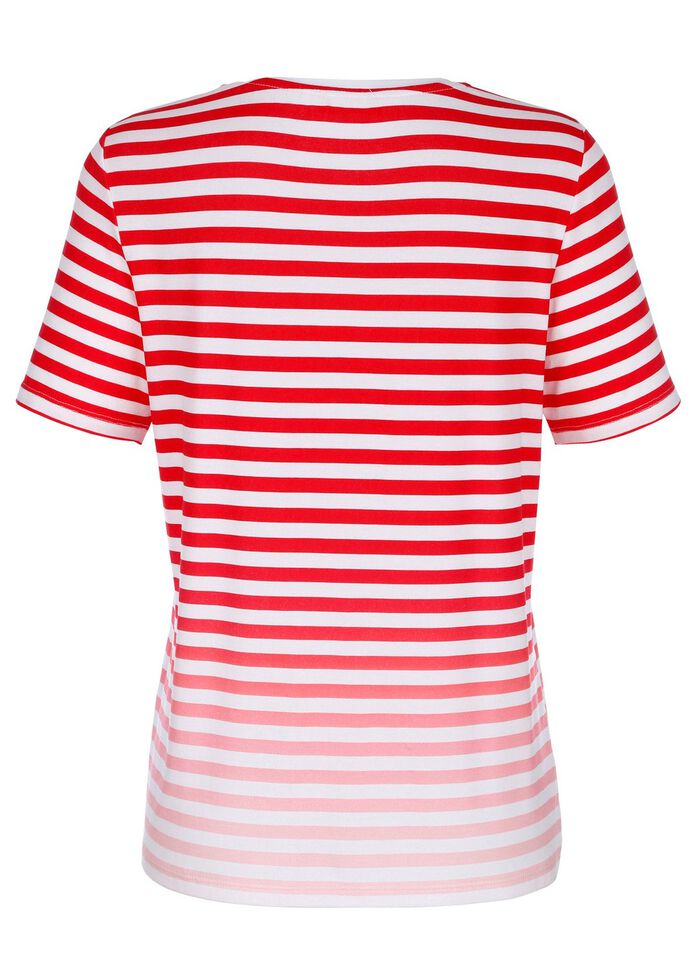 Shirt met geplaatst printmotief 