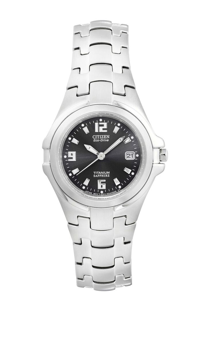 Dameshorloge met supertitanium bandkast 