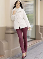 Zachte 5-pocketbroek BORDEAUX