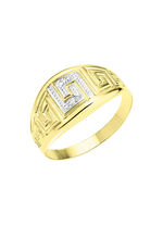 Chique damesring in bicolor 