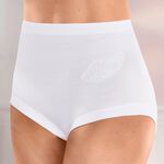 Verpakking van vijf slips met batistmotief 