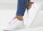 ELENA EDEN sneakers van nappaleer WEISS-BUNT