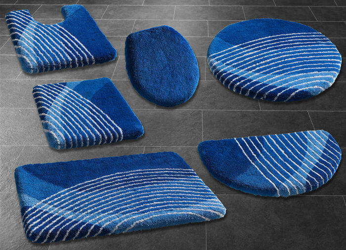 Badkamerset van Kleine Wolke met latex achterkant BLAUW