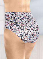 Set van vier slips met een schitterend gekleurd bloemdessin 