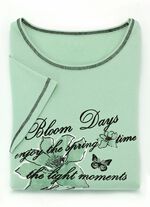 Set van twee nachthemden, korte mouwen met ronde hals 