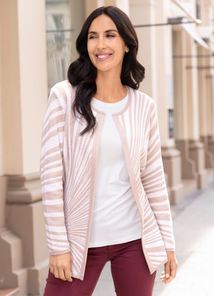 Cardigan in zonnestralendesign 