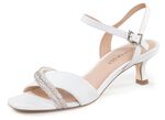Peter Kaiser sandalen met strass steentjes WIT