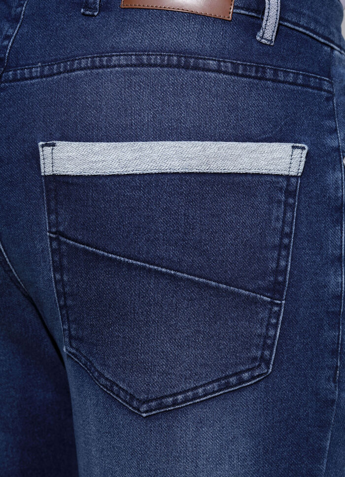 Jogger denim jeans van "Francesco Botti" in 2 kleuren DUNKELJEANS