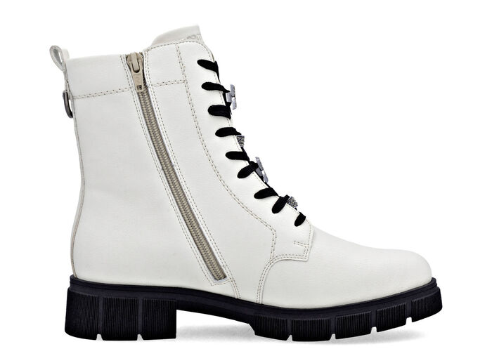 Remonte, chique dames enkellaarsjes, winterschoenen, breedte G, met rits NATURWEISS