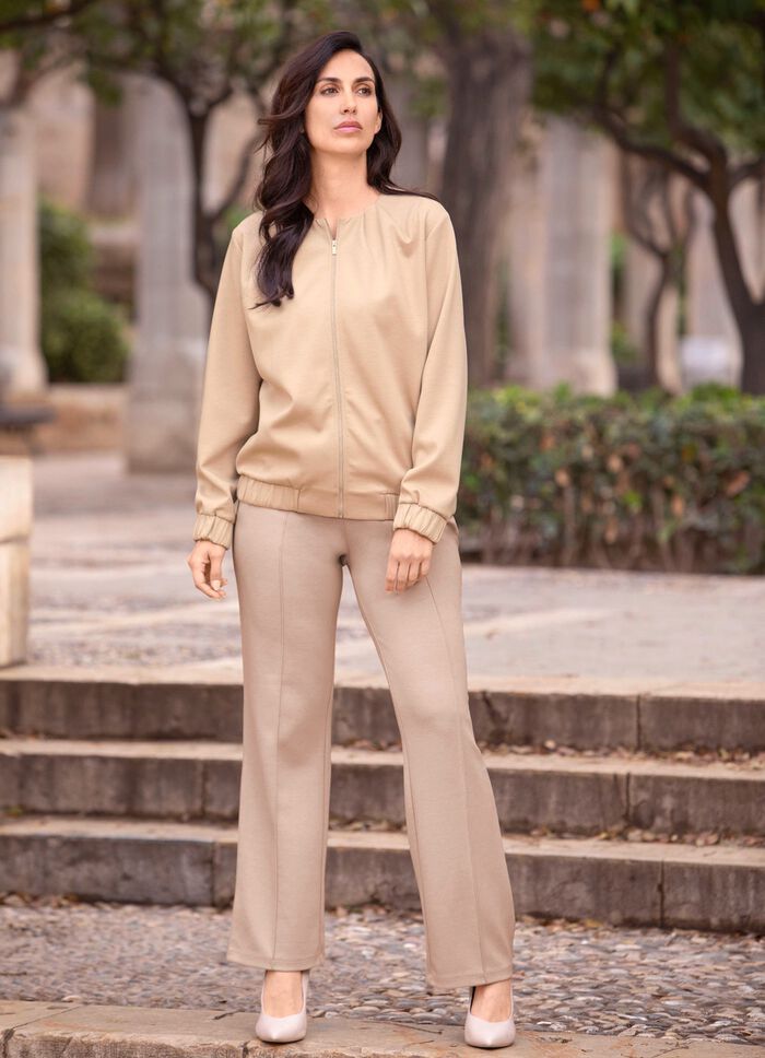 Blouson met elastische tailleband 