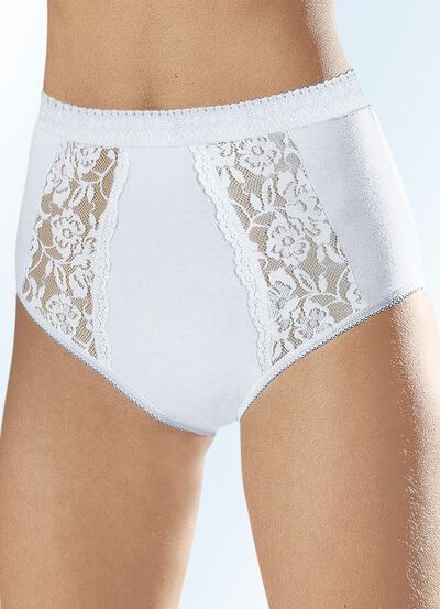 Pak van vijf slips met elastische kantafwerking 