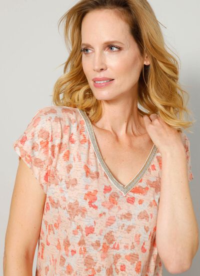 Overhemd met decoratief lint 