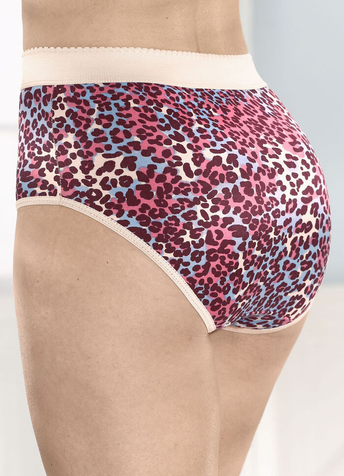 Vierpack corrigerende slips met verstevigde buikzone 