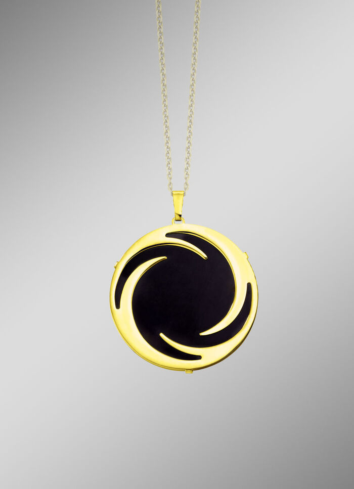 Moderne hanger met onyx 