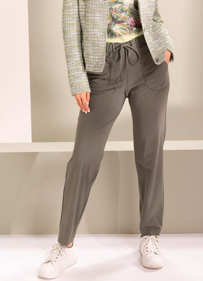 Broek in trendy joggingbroekstijl 