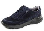 Trendy dames veterschoenen, breedte K, met uitneembaar voetbed DUNKELBLAU