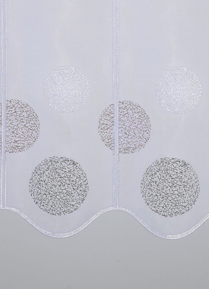 Korte blind met golvende rand 