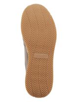 Sneakers met veters van generfd nappaleer BRONS