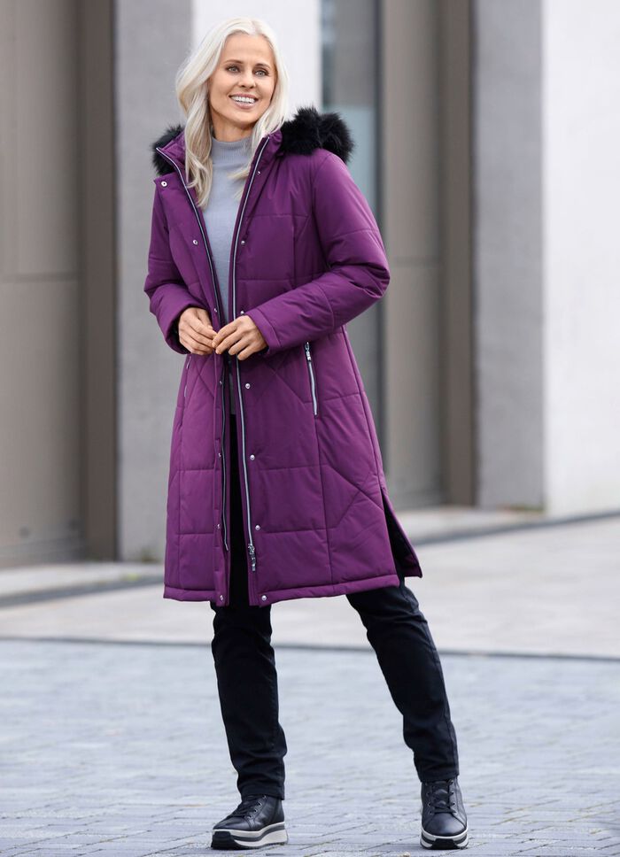 Jas met rits aan de zijkanten CYCLAAM