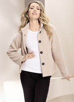 Jas met knoopsluiting 