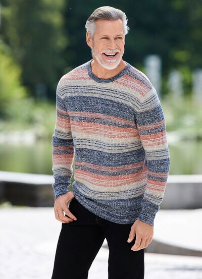 Aantrekkelijke trui met ronde hals 