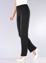 Broek met elegante glans 