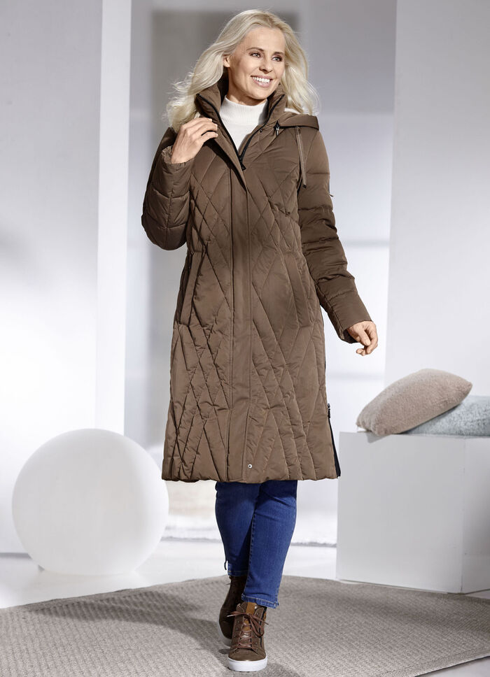 Jas met afneembare capuchon WALNOOT